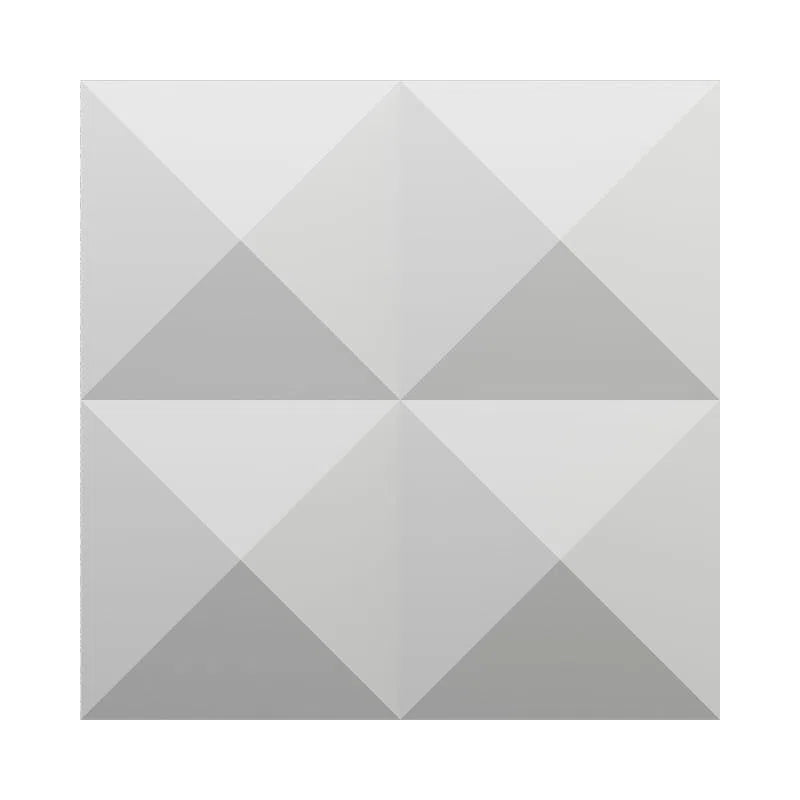 3D Gypsum Wall Panels - DIAMONDS - Close-up of gypsum panel  | DecorMania UK